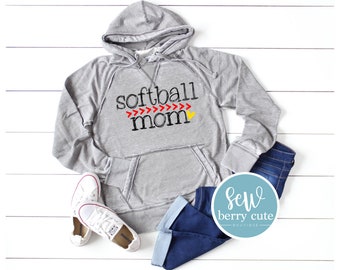 Softball Mom, Zen Hoodie, Softball Mama