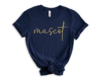 Custom Mascot Shirt, Bella Canvas Tee, Personalized Tshirt, School Spirit