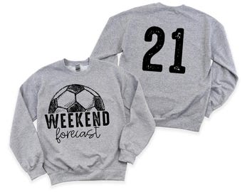 Custom Soccer Sweatshirt - Personalized Soccer Shirt - Soccer Game Day Crewneck - Mother's Day Gift for Soccer Mama - Soccer Sweatshirt