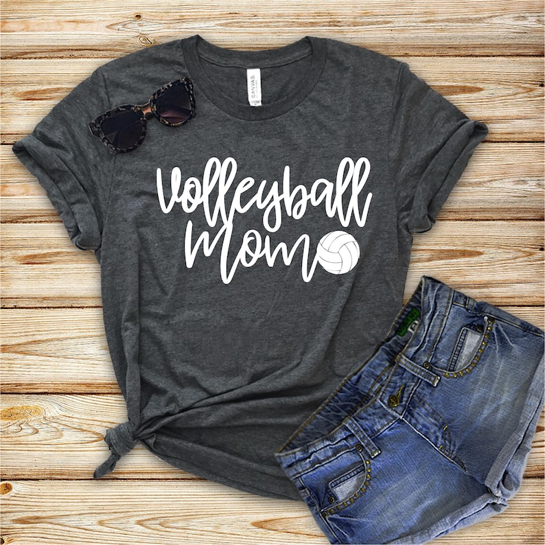 Volleyball Mom Shirt Volleyball Mom Tee Etsy