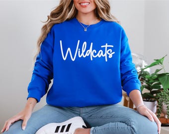 W i l d c a t s 3D Embroidered Crewneck