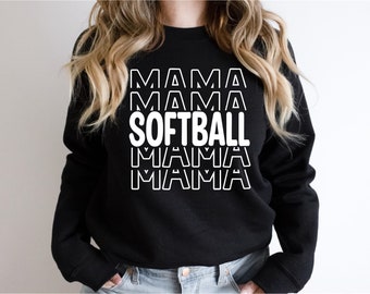Softball Mama Sweatshirt - Softball Shirts - Softball Mom Shirt - Softball Mom - Mom Sweatshirt