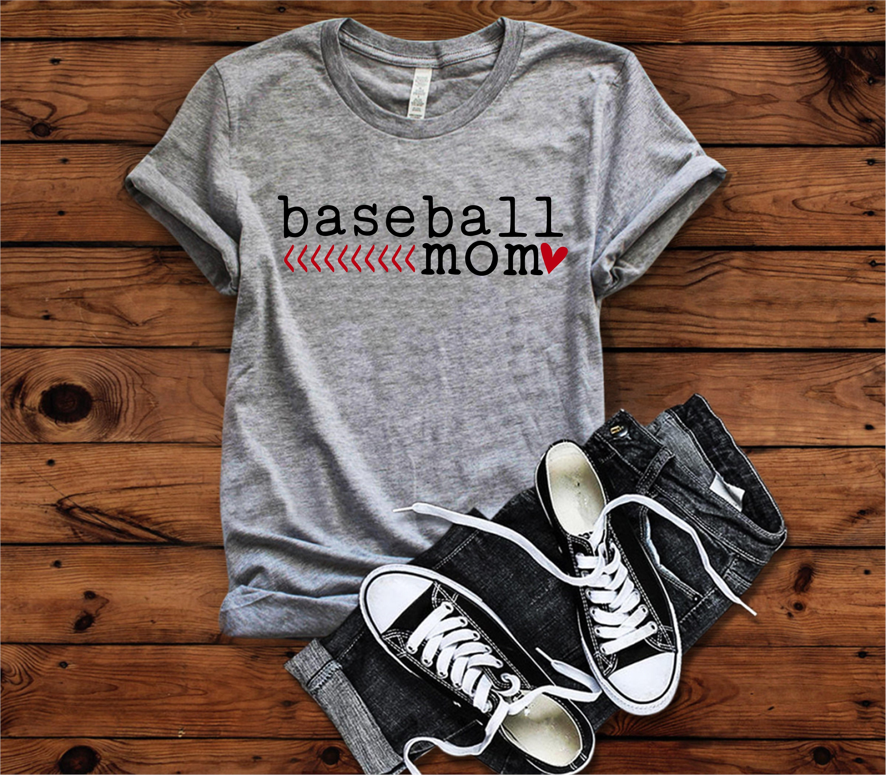 Baseball Mom Shirt, Baseball Mom T-shirt, Baseball Mom, Baseball