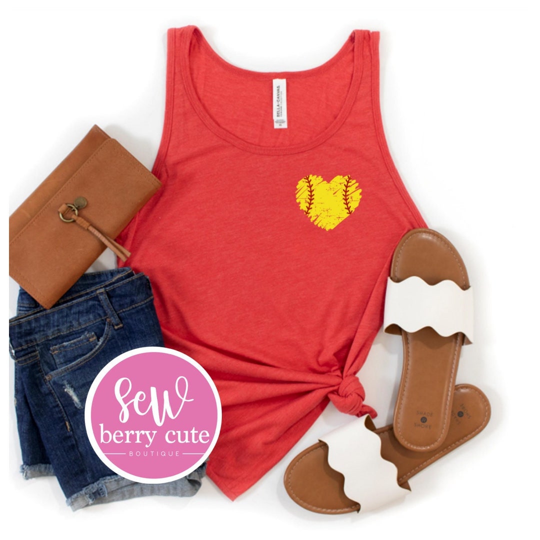 Softball Shirt Softball Tank Top Softball Mama Tank Top Etsy