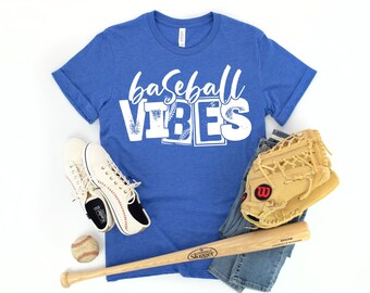 Baseball Vibes T-Shirt, Baseball Mom, Ball Mom