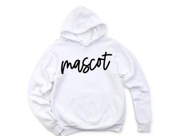 Custom Mascot Hoodie, Bella Canvas Hoodie, Personalized Hoodie, School Spirit