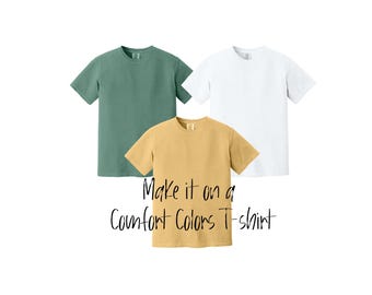 LINCOLN VIEW - Make it on a Comfort Colors T-shirt