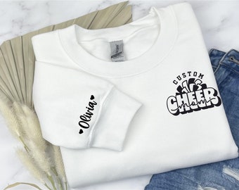 Custom Cheer Mom Sweatshirt - Cheer Mom Crewneck - Cheer Sweatshirt - Cheer - Cheer  Mom Gift