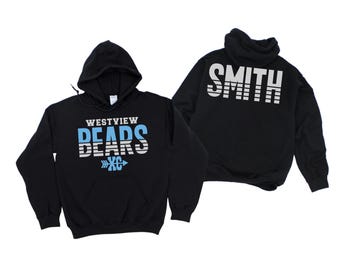 Custom Cross Country Hoodie - Cross Country Hoodie - Custom Sweatshirt - Personalized Shirt - Personalized Hoodie - XC Mom - XC Dad