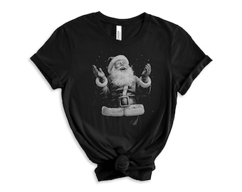 Santa Crewneck | Custom Color | Unisex Gildan Christmas Sweatshirt | Vintage Santa Holiday Top