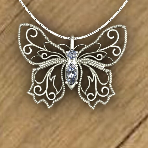 Marquise Diamond 14k White 