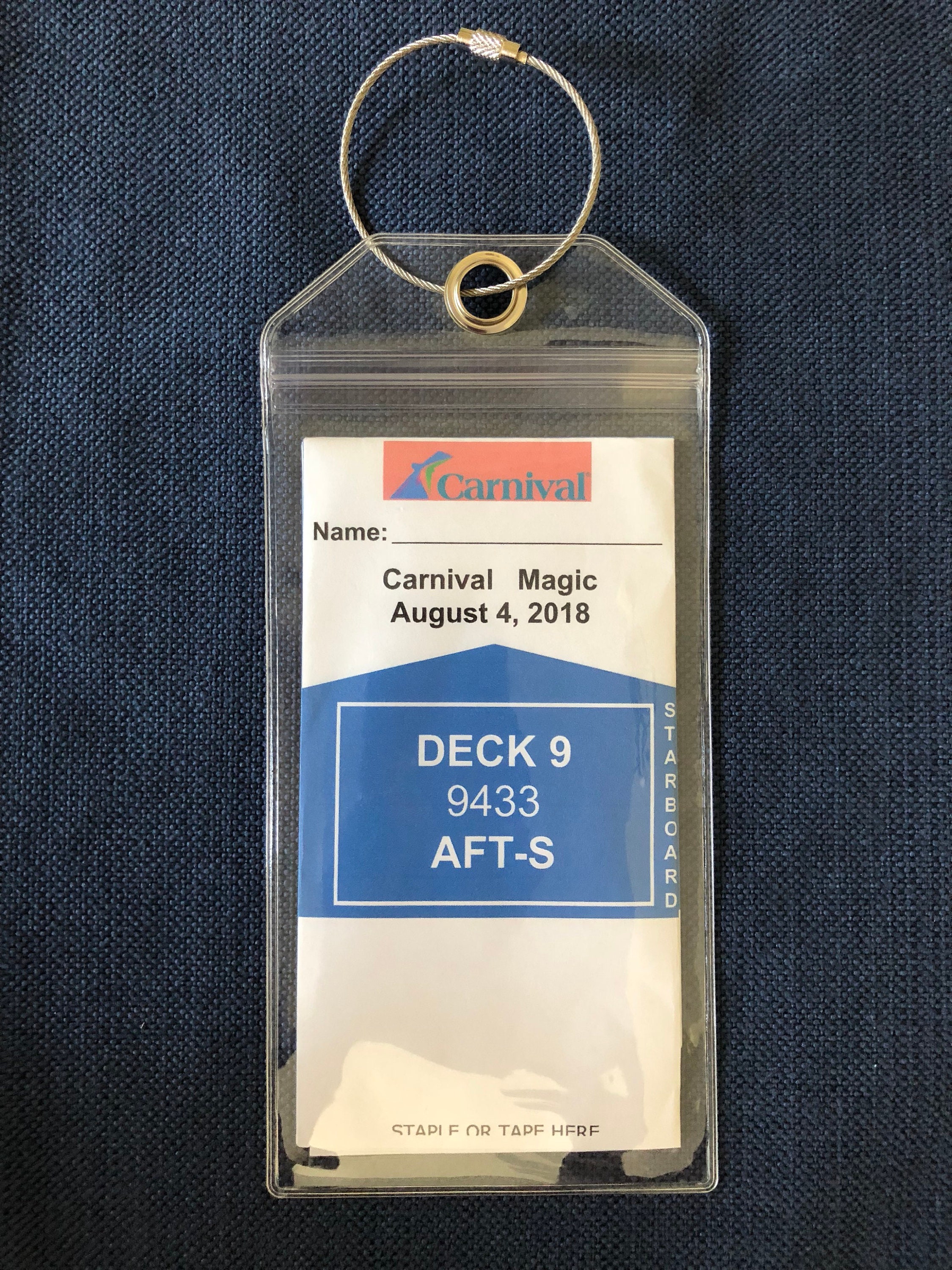 norwegian cruise luggage tags