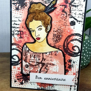 Birthday card, handmade card