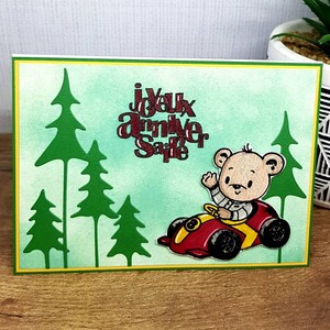 Carte anniversaire,carte fais main