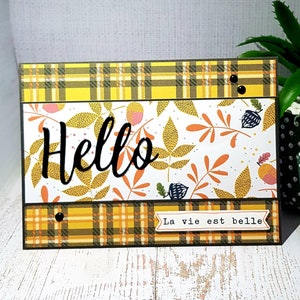 Carte fait main,carte salutations,handmade cards