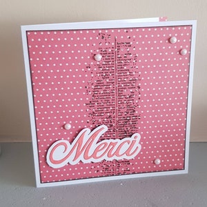 Thank you card, thank you card, handmade card, handmade cards