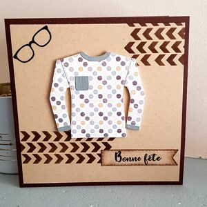 Carte fete des peres,carte fait main,handmade cards