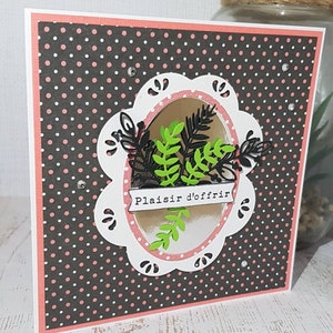 Carte de remerciement,carte fête des mères,handmade cards,carte faite main