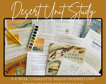Desert & Ancient Egypt Unit Study: Charlotte Mason Homeschool (Digital Download)