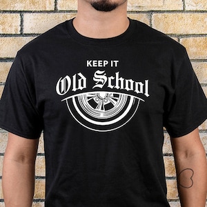 Keep It Old School - Black Shirt