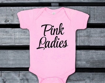 Pink Ladies - Pink - Baby - bodysuit - Unisex