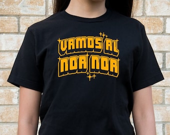 Vamos al Noa Noa Juanga -  UNISEX Black 100% Ring-Spun cotton Shirt