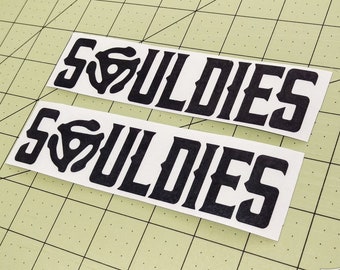 Souldies Vinyl Decal: Laptop, Window Sticker