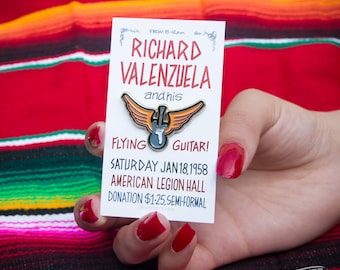 Ritchie and his Flying Guitar, La Bamba - Enamel Pin