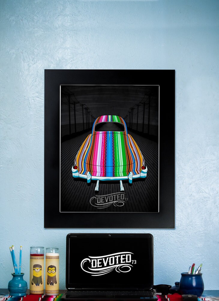Sarape Fleetline - Art Poster, Wall Art, Vintage cars