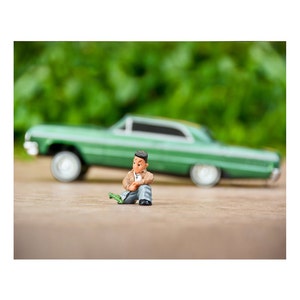 Homie and his lowrider - Art Photography 64 Impala