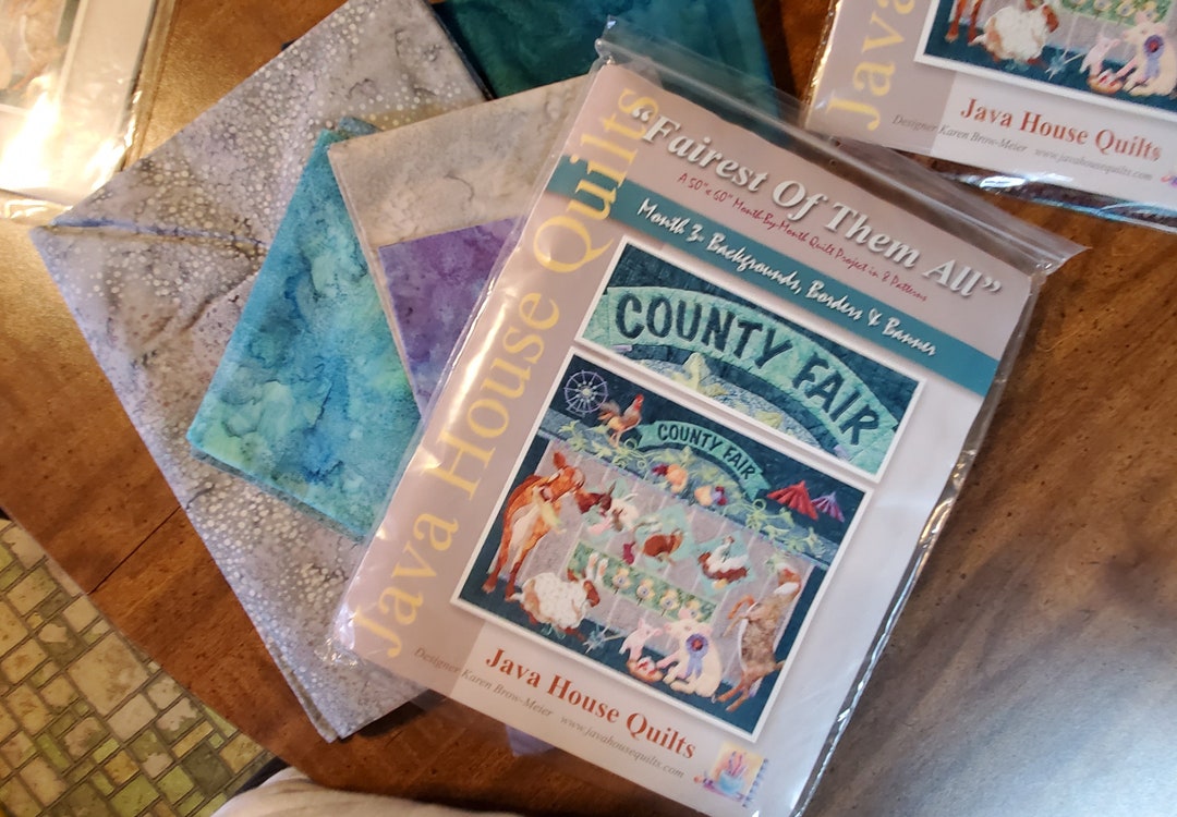 Java House Quilts fairest of Them All County Fair Complete Applique