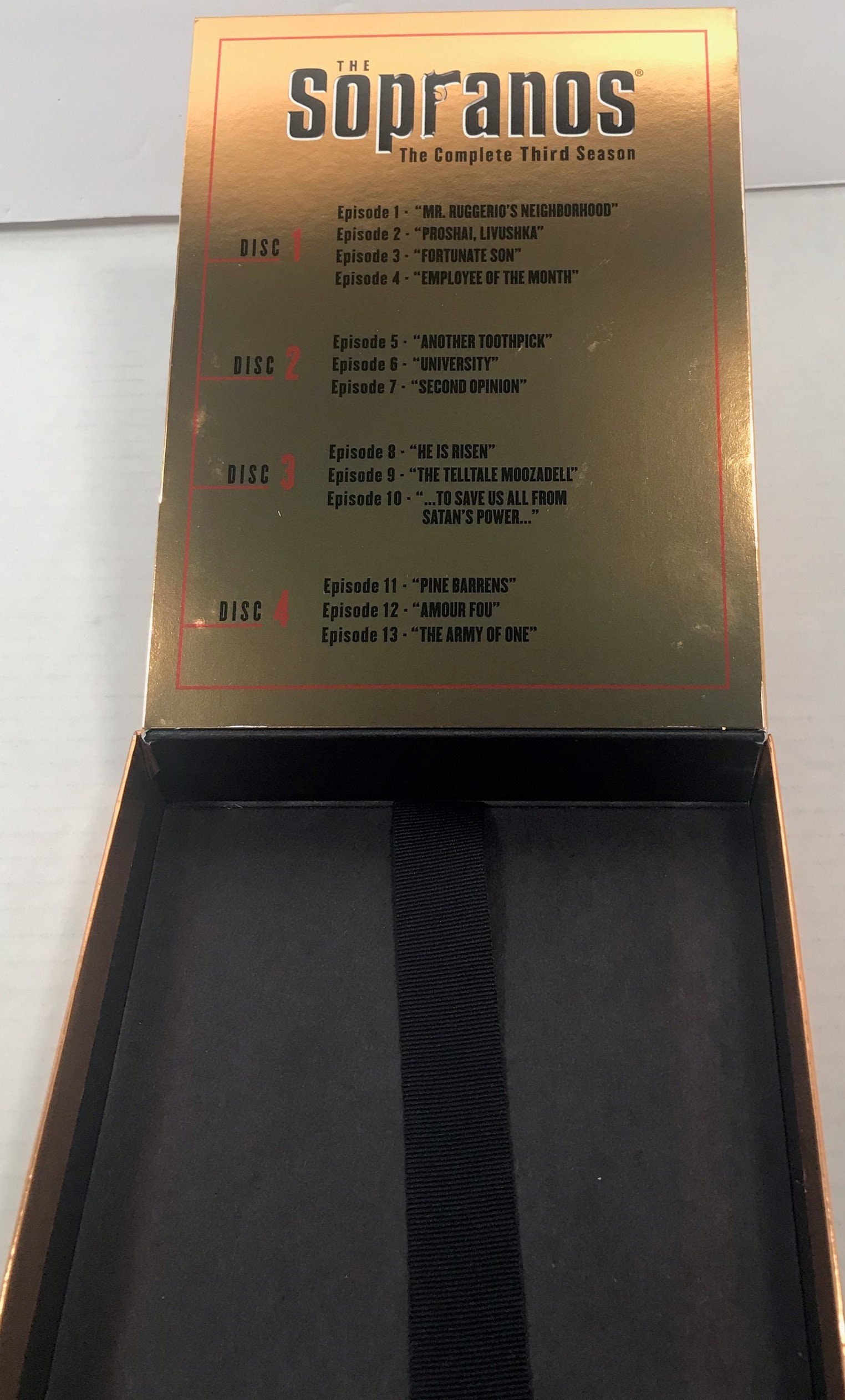 Vintage The Sopranos Complete Seasons 1, 3 And 4 Boxed Sets DVD