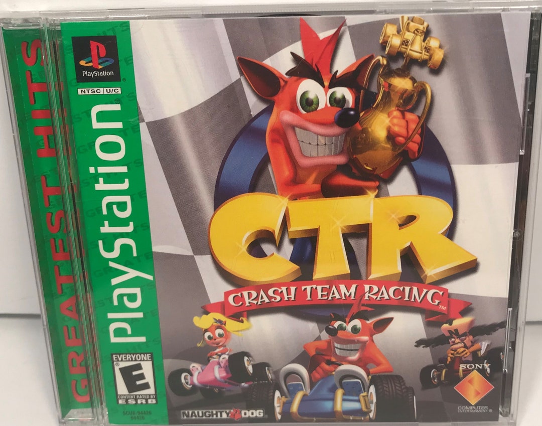 Vintage Playstation 1 Crash Team Racing CD Game Naughty Dog Excellent Condition 1999 Etsy