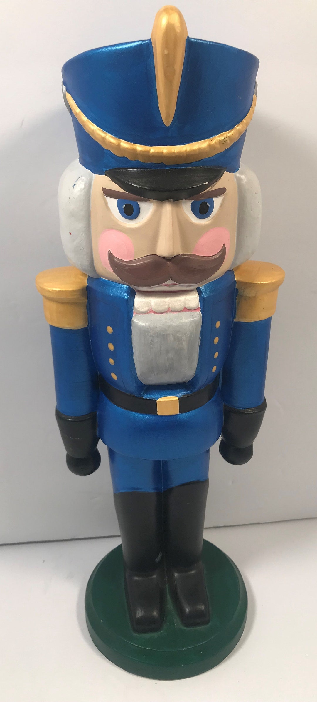 Vintage Large Ceramic Nutcracker Hand Painted Excellent Condition 1997