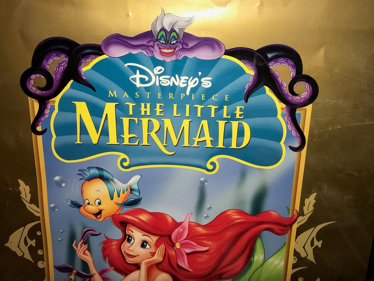 Disney Masterpiece The Little Mermaid VHS Poster 1998 EC - Etsy Schweiz, image size:1565x1174