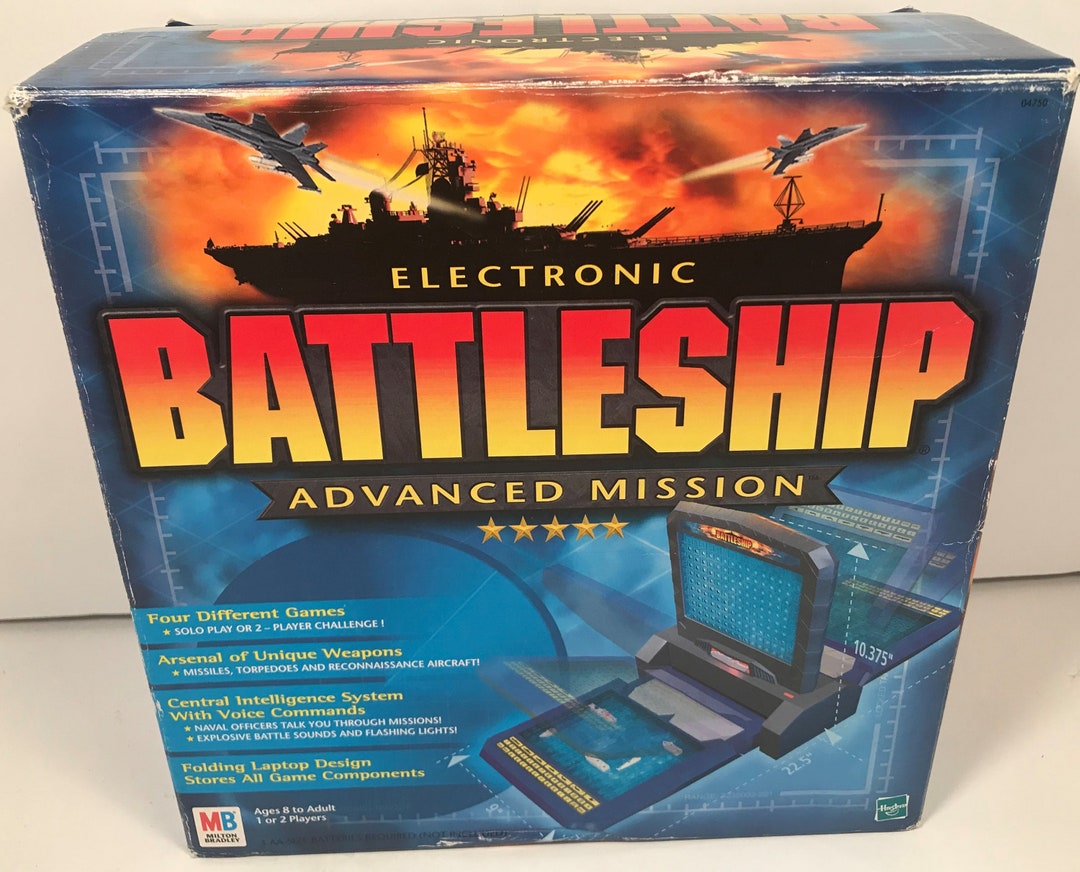 Vintage Milton Bradley Electronic Battleship Advanced Mission Etsy