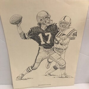 Vintage Cleveland Browns Kardiac Kids 11X14 Shell Oil Prints 1981 Excellent Condition