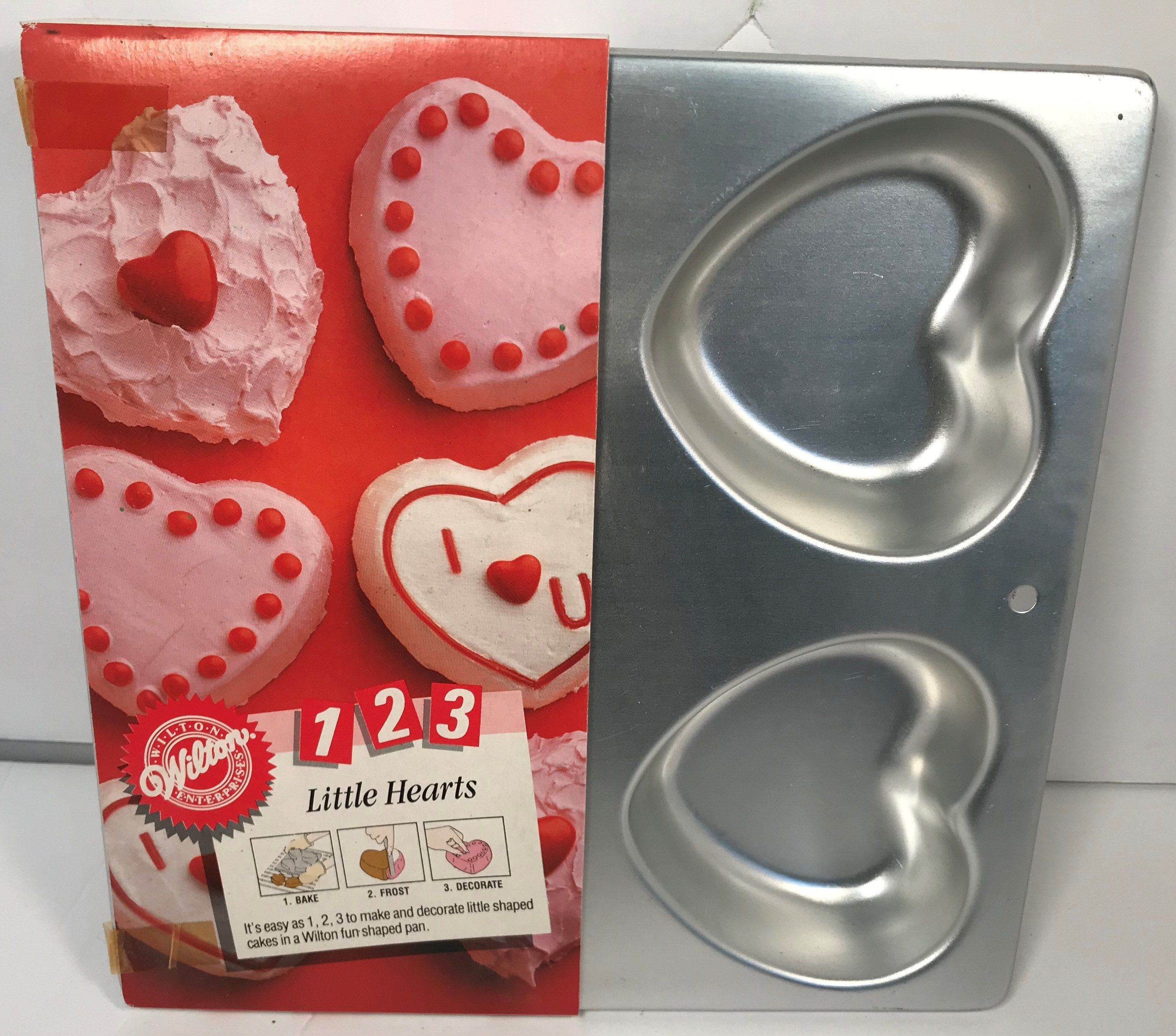 Round or Heart Shaped Silicone Cake Pan Nonstick Cake Baking Molds for Wedding Birthday Party Valentine Lake Blue Heart-Shaped 8 Inches