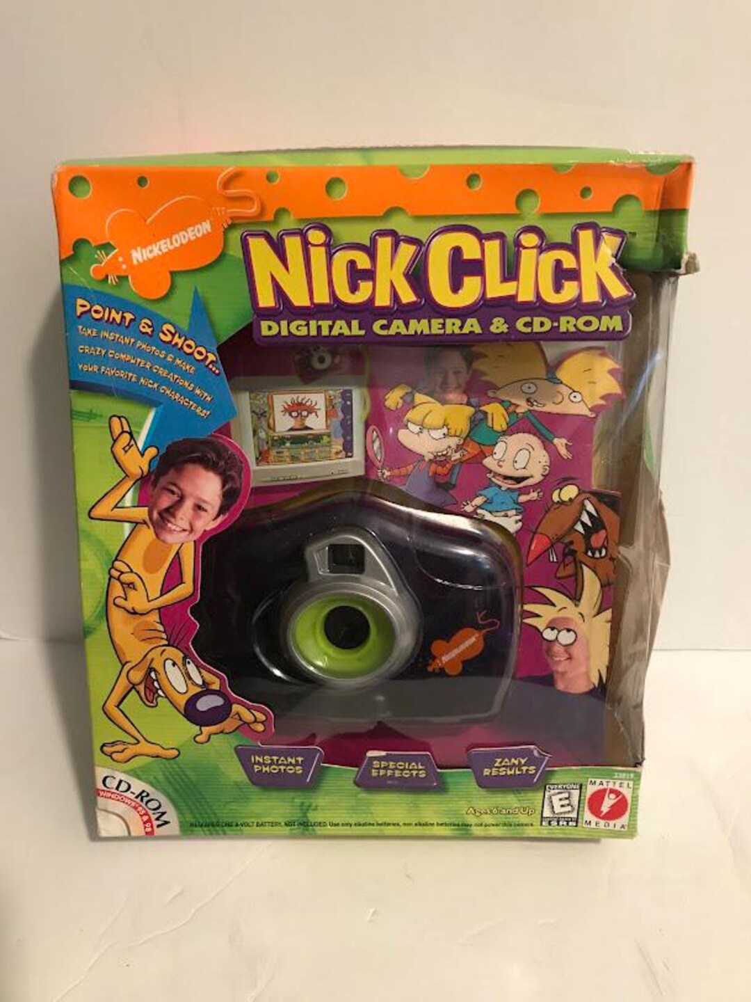 Vintage Nickelodeon Nick Click Digital Camera New in Box With ...