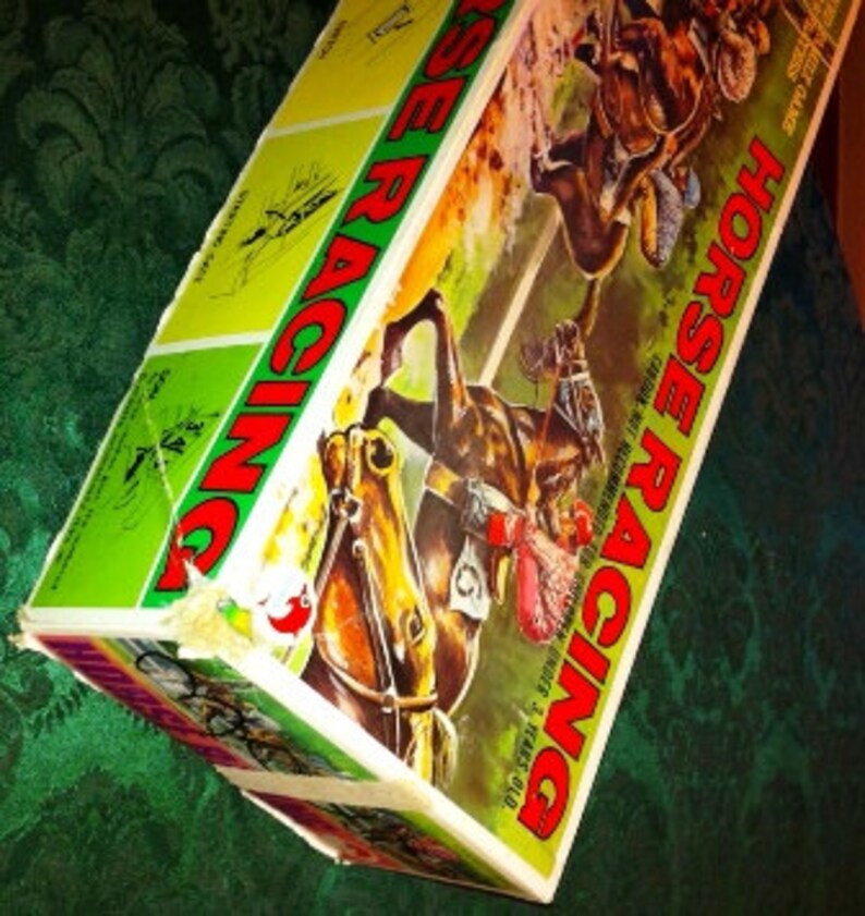 Vintage Shinsei Horse Racing Game 1960's Etsy