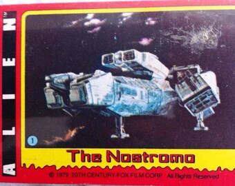 Vintage Topps Alien Movie Collectible Trading Card Set 1979