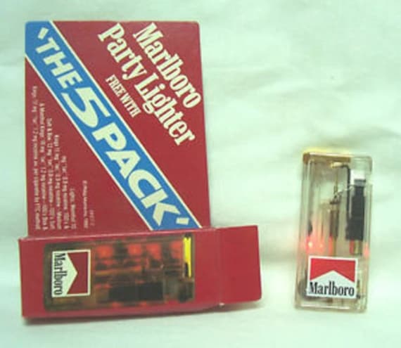 vintage marlboro light up cigarette pack Double Sided RARE VINTAGE MARLBORO CIGARETTES MUSICAL