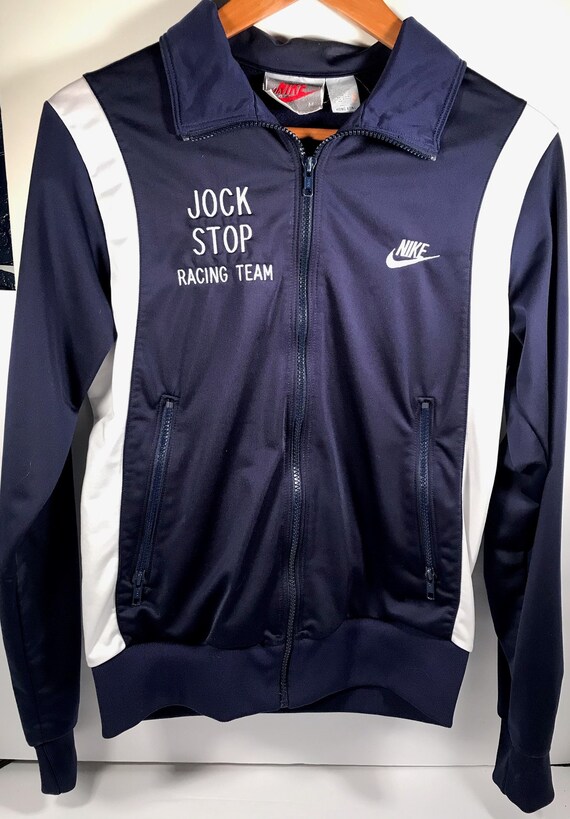 Vintage Nike Track Jacket Warm Up Size Medium Cus… - image 2