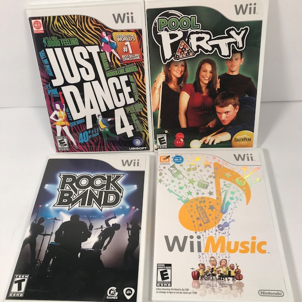 Wii Games Etsy