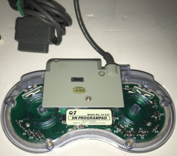 Vintage Super Nintendo QJ SN Programpad Controller Model SV