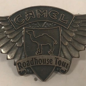 Vintage Camel Roadhouse Tour Metal Pin 1998 RJ Reynolds Tobacco Co Mint Condition