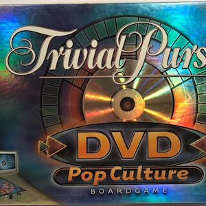 Vintage Trivial Pursuit Pop Culture Edition With DVD Parker Bros Mint Unused Condition 2003