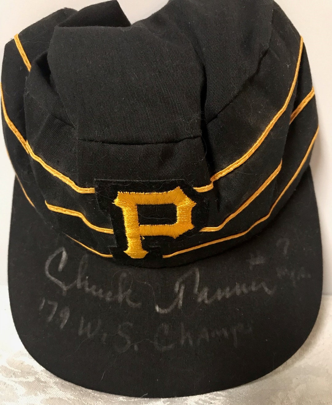 Vintage Pittsburgh Pirates Baseball Cap Hand Signed by Chuck -  Norway
