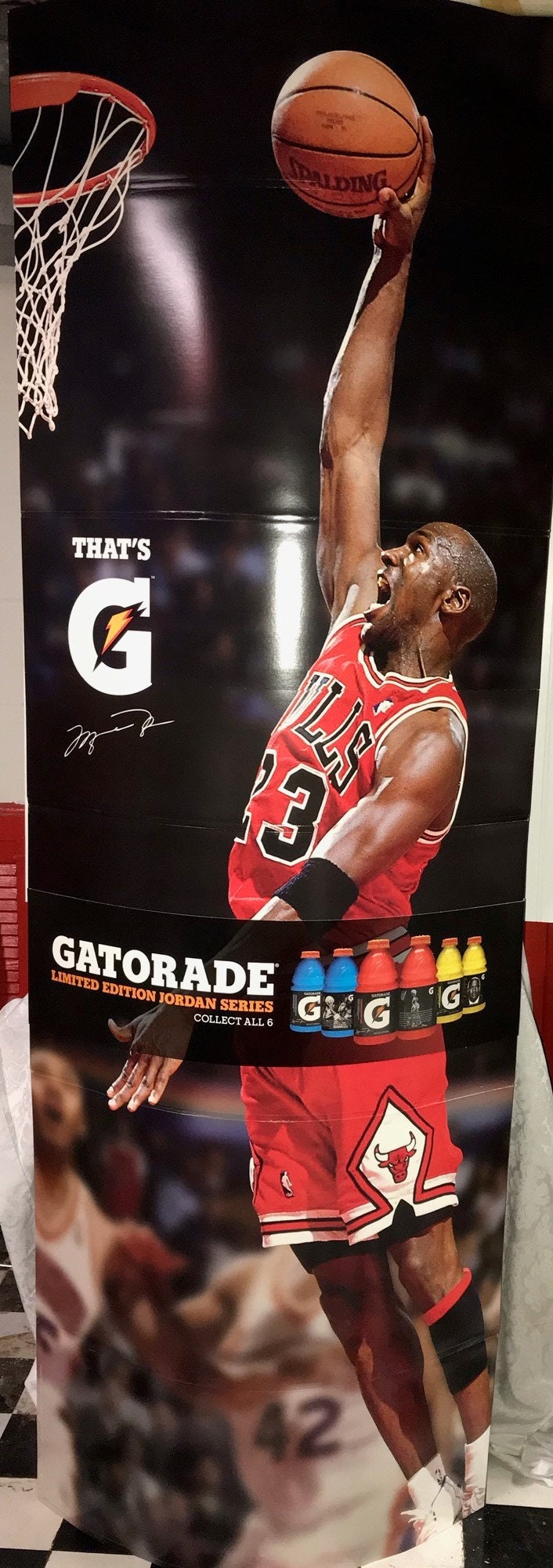 Vintage Michael Jordan Gatorade Mega Standup Bulls and North Carolina NIP Etsy