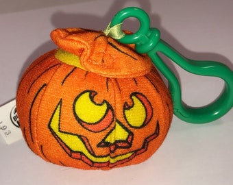 Vintage Burger King Silly Slammer Light Up Pumpkin Keychain 1999 Mint Condition